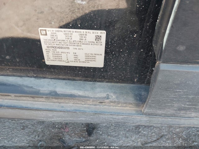 2013 CADILLAC SRX 3GYFNCE34DS633755 Photo 8