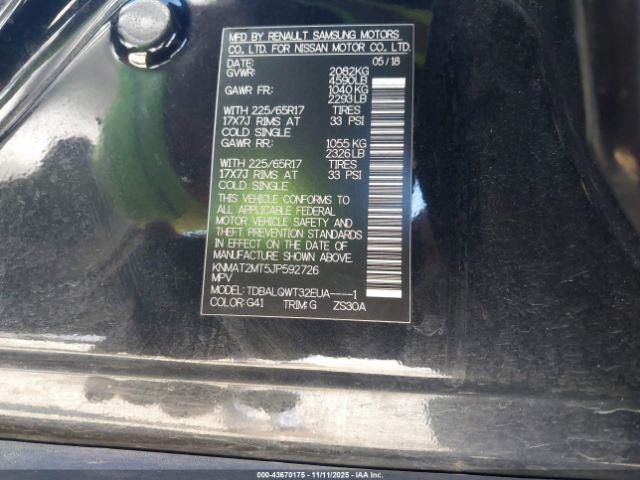 2018 NISSAN ROGUE KNMAT2MT5JP592726 Photo 8