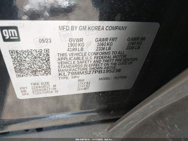 2023 CHEVROLET TRAILBLAZER KL79MMS27PB195236 Photo 8
