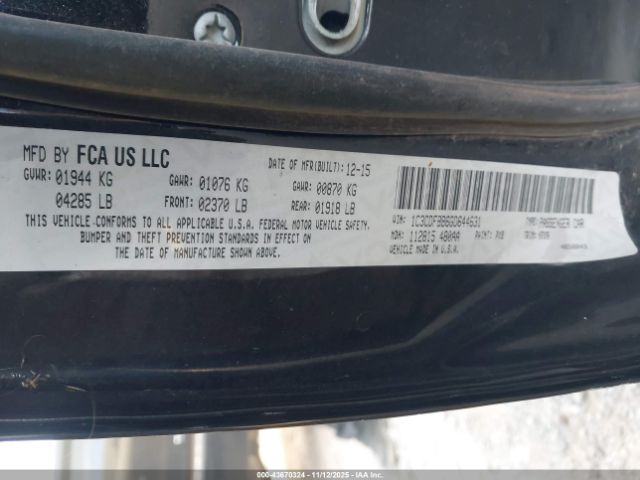 2016 DODGE DART 1C3CDFBB6GD644631 Photo 8