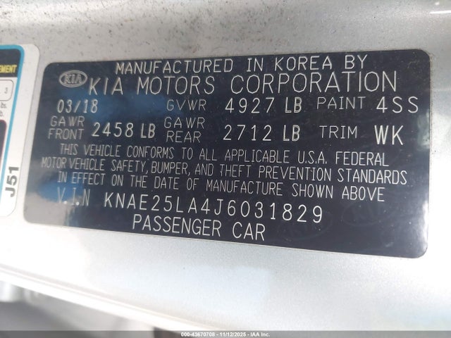 KIA Stinger Premium 2018 KNAE25LA4J6031829 Image 9