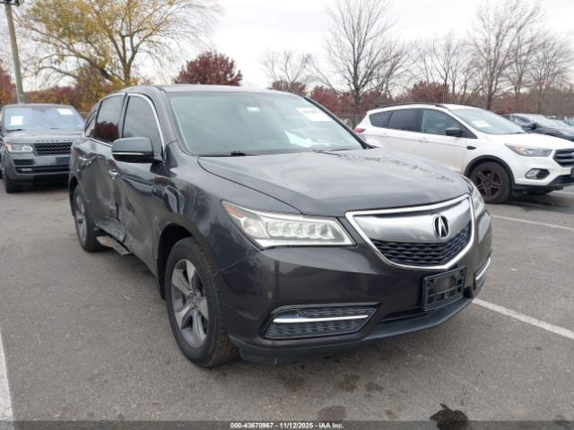 2014 ACURA MDX 5FRYD3H21EB010851 Photo 0