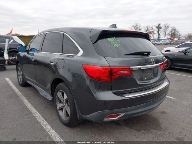 2014 ACURA MDX 5FRYD3H21EB010851 Photo 2