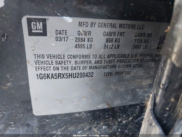 2017 CADILLAC CT6 1G6KA5RX5HU200432 Photo 8