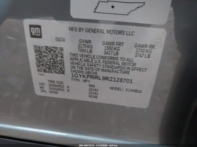 2024 CADILLAC LYRIQ 1GYKPRRL9RZ128701 Photo 8