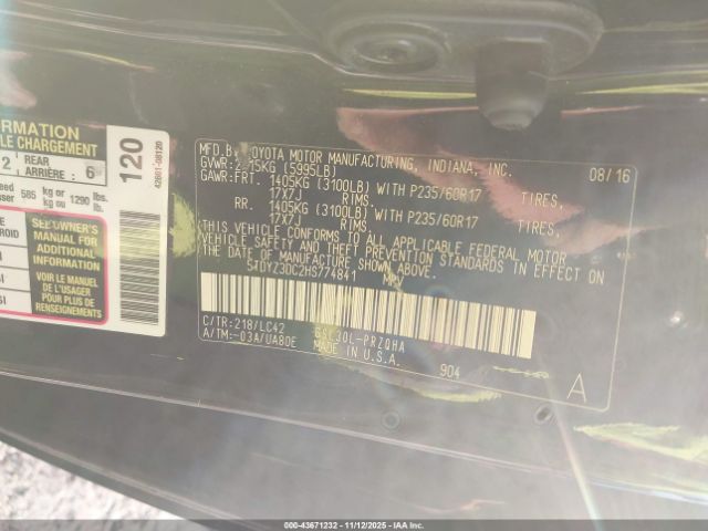 2017 TOYOTA SIENNA 5TDYZ3DC2HS774841 Photo 8