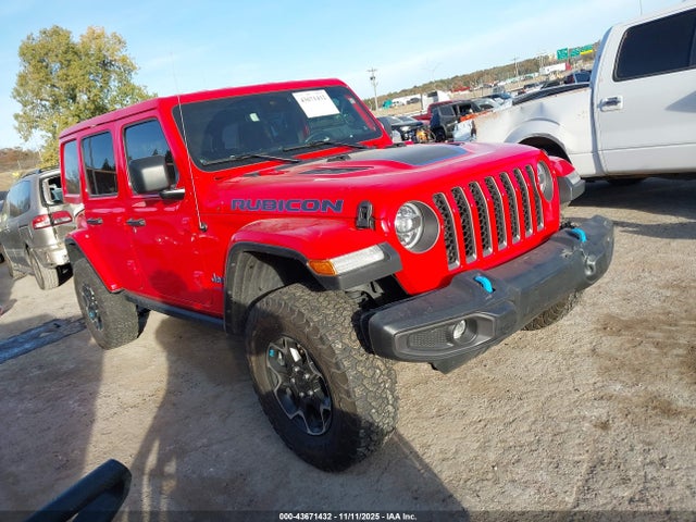 43671432 :رقم المزاد ، 1C4JJXR67NW188702 vin ، 2022 Jeep Wrangler 4xe Unlimited Rubicon 4x4 مزاد بيع