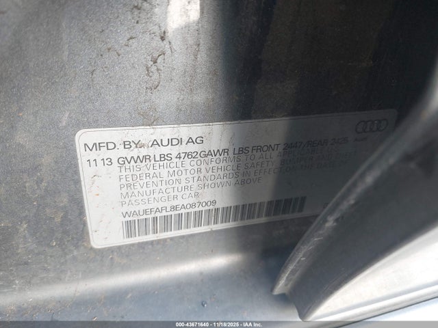 2014 AUDI A4 WAUEFAFL8EA087009 Photo 8