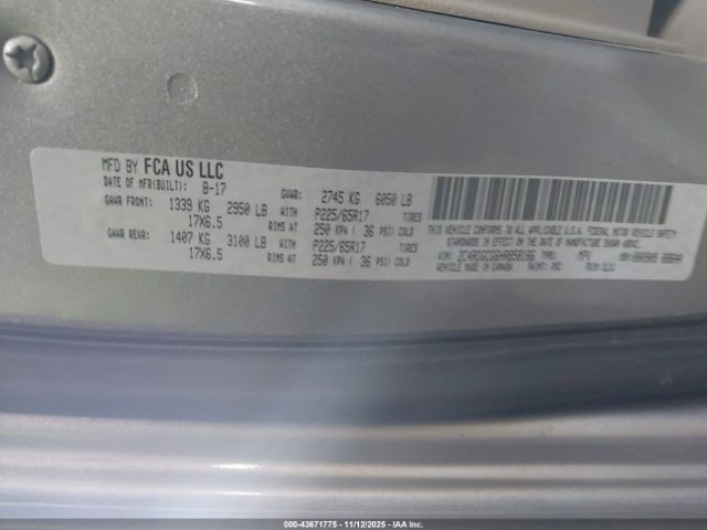 2017 DODGE GRAND CARAVAN 2C4RDGCG6HR858166 Photo 8