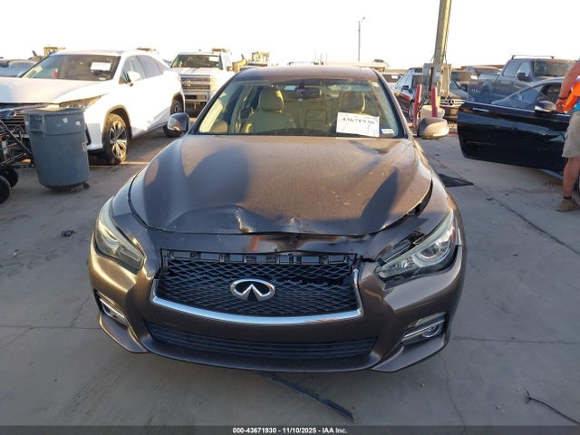 2016 Infiniti Q50 3.0t Premium მანქანა იყიდება აუქციონზე, vin: JN1EV7AP2GM302469, აუქციონის ნომერი: 43671930