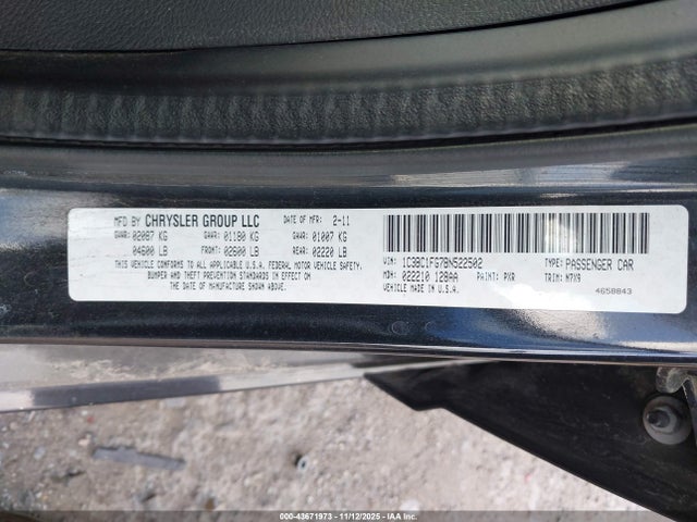 Продажа на аукционе авто 2011 Chrysler 200 Touring, vin: 1C3BC1FG7BN522502, номер лота: 43671973