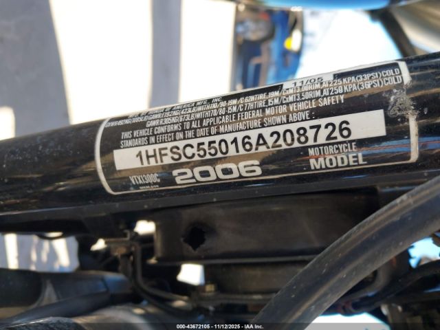 2006 HONDA VTX1300 1HFSC55016A208726 Photo 9