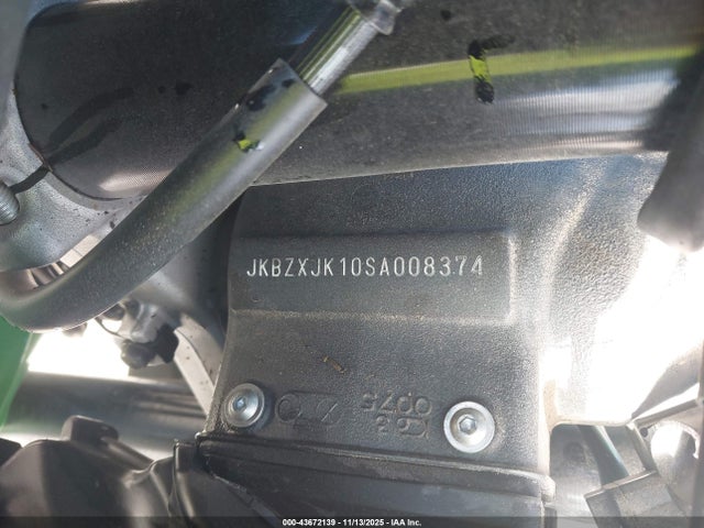 JKBZXJK10SA008374 Kawasaki Zx636 K
