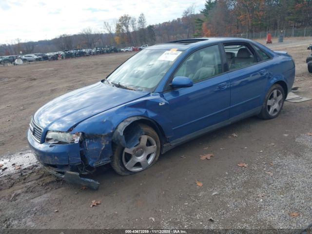 2002 AUDI A4 WAULC68E12A040296 Photo 1