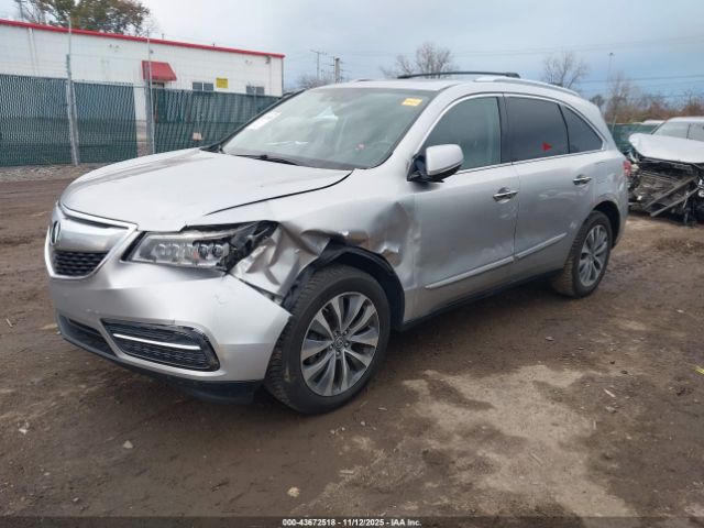 2014 ACURA MDX 5FRYD4H43EB036620 Photo 1