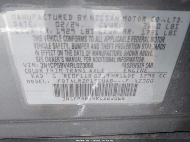 2024 NISSAN KICKS 3N1CP5BV4RL523068 Photo 8