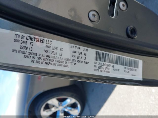 2009 DODGE CHALLENGER 2B3LJ54T19H525106 Photo 8