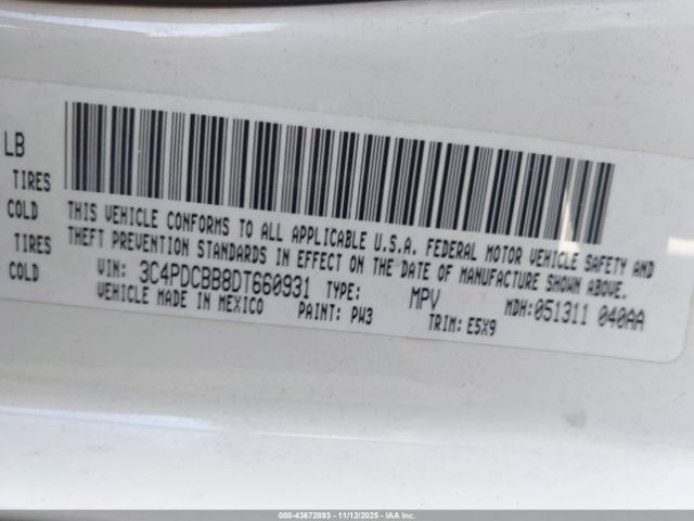 2013 DODGE JOURNEY 3C4PDCBB8DT660931 Photo 8