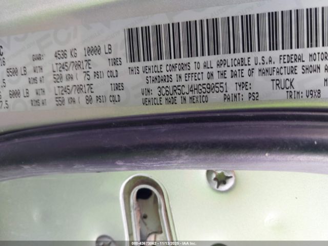 2017 RAM 2500 3C6UR5CJ4HG590551 Photo 8