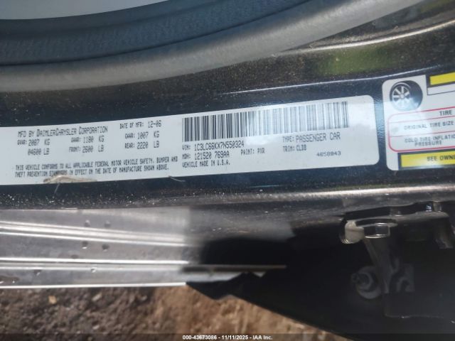 2007 CHRYSLER SEBRING 1C3LC66KX7N550324 Photo 8