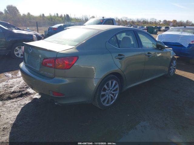 2006 LEXUS IS 250 JTHCK262862006359 Photo 3