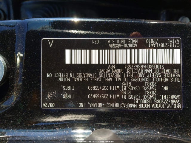 2024 TOYOTA HIGHLANDER HYBRID 5TDEBRCH4RS637554 Photo 8