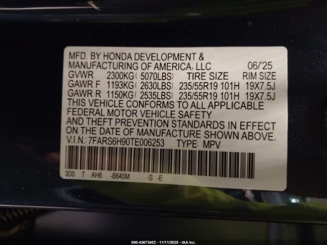 2026 HONDA CR-V HYBRID 7FARS6H90TE006253 Photo 8