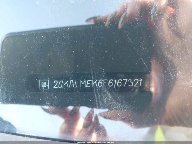 GMC Terrain Sle-1 2015 2GKALMEK6F6167321 Image 9