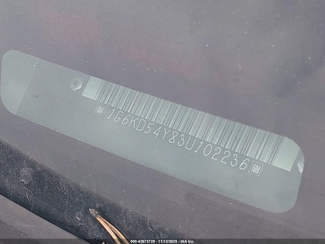 2003 CADILLAC DEVILLE 1G6KD54Y83U102236 Photo 8