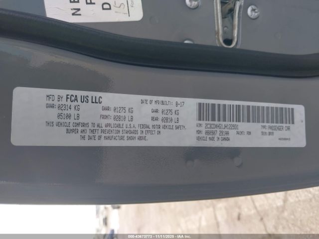 2018 DODGE CHARGER 2C3CDXHG1JH122931 Photo 8