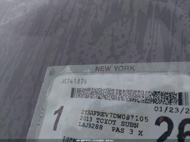 2013 TOYOTA RAV4 2T3RFREV7DW087105 Photo 8