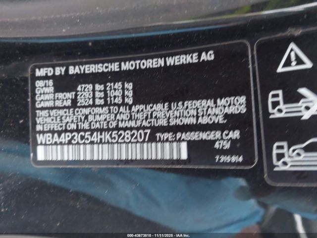 2017 BMW 440I WBA4P3C54HK528207 Photo 8