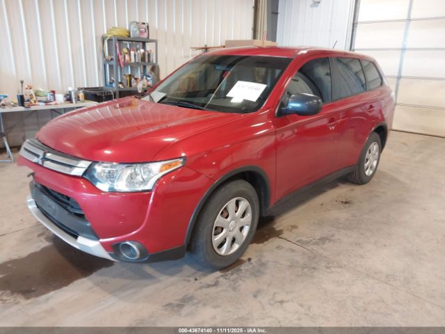 2015 MITSUBISHI OUTLANDER JA4AD2A38FZ003854 Photo 1
