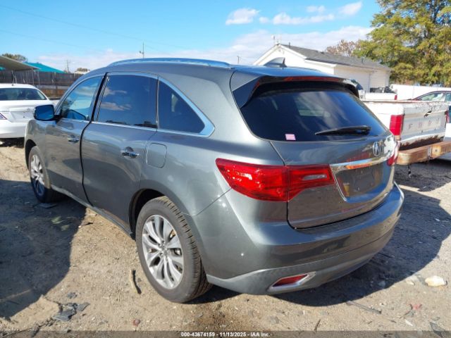 2014 ACURA MDX 5FRYD3H46EB002360 Photo 2