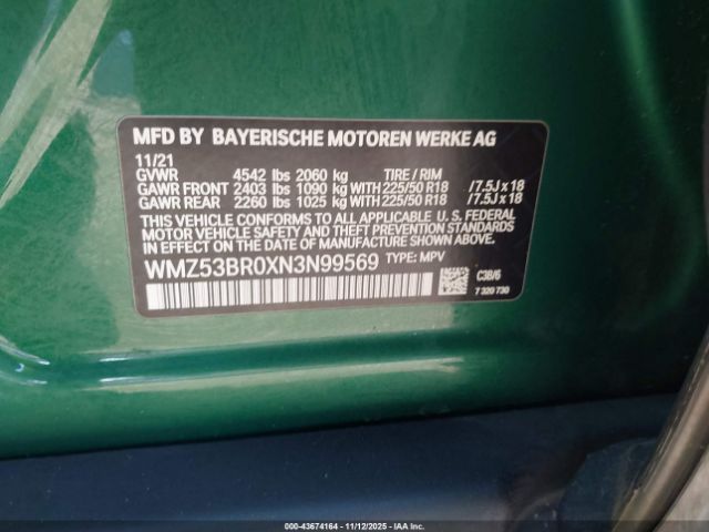 2022 MINI COUNTRYMAN WMZ53BR0XN3N99569 Photo 8