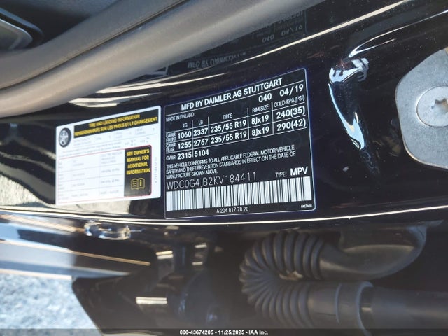 Mercedes-Benz GLC 300 2019 WDC0G4JB2KV184411 Image 9