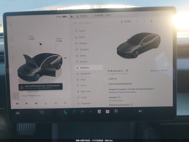 2025 TESLA MODEL 3 5YJ3E1EA6SF032672 Photo 6