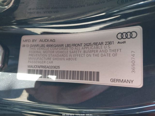 2014 AUDI A5 WAUCFAFR6EA020825 Photo 8
