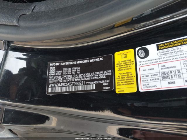 2016 MINI HARDTOP WMWXM9C5XGT996931 Photo 8