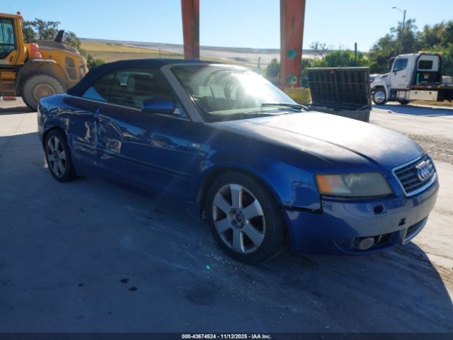 2006 AUDI A4 WAUAC48H36K011565