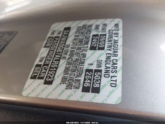 2010 JAGUAR XF SAJWA0GB7ALR61923 Photo 8