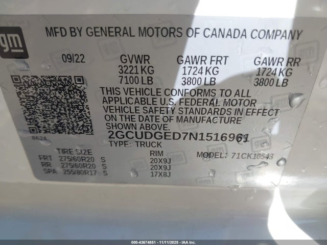 2GCUDGED7N1516961 Chevrolet Silverado 1500 4wd Short Bed Ltz