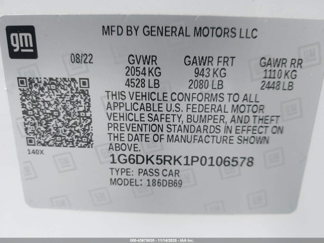 2023 CADILLAC CT4 1G6DK5RK1P0106578 Photo 8