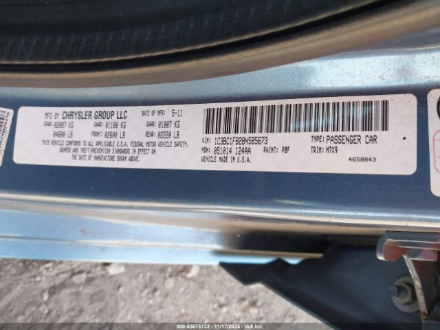 2011 CHRYSLER 200 1C3BC1FB2BN585673 Photo 8