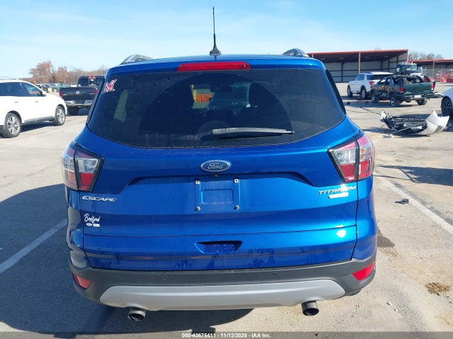 2018 Ford Escape Titanium მანქანა იყიდება აუქციონზე, vin: 1FMCU0J99JUC68422, აუქციონის ნომერი: 43675411