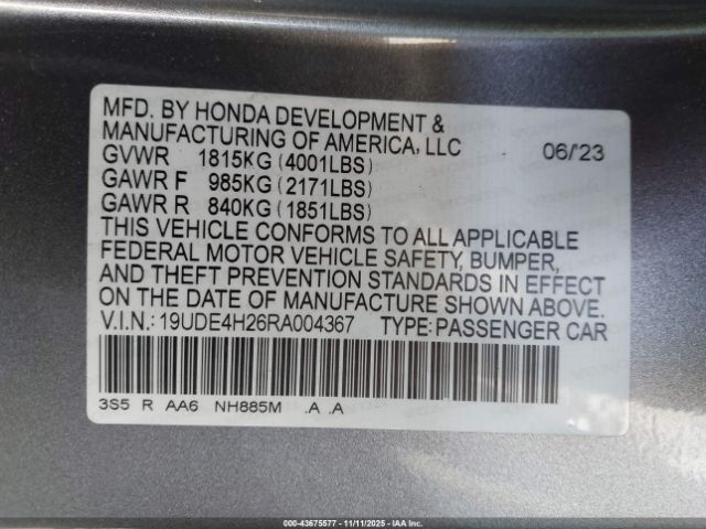 2024 ACURA INTEGRA 19UDE4H26RA004367 Photo 8