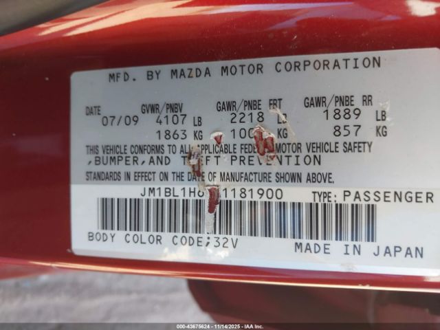 2010 MAZDA MAZDA3 JM1BL1H63A1181900 Photo 8