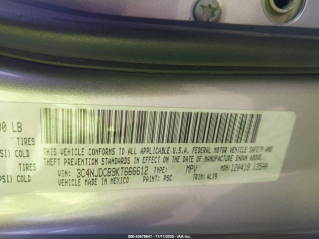 2019 JEEP COMPASS 3C4NJDCB9KT666612 Photo 8