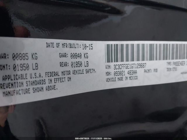 2016 FIAT 500E 3C3CFFGE1GT129687 Photo 8