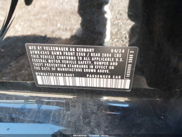 2024 VOLKSWAGEN GOLF GTI WVWGA7CD7RW210401 Photo 8